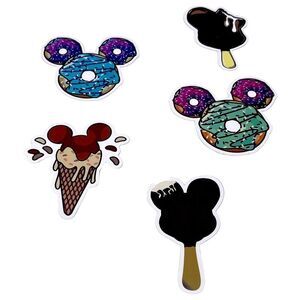 NWT Wool + Pepper Co. DISNEY FOODIE Sticker Pack (5 stickers)